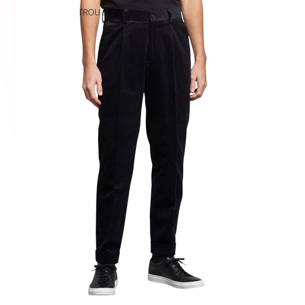 J. Lindberg New NWT Men’s Gordon 100% Cotton Corduroy Pants Black Size 46 / Med